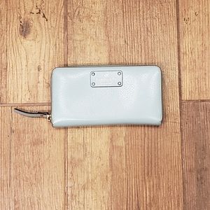 Kate Spade green/blue wallet/clutch
